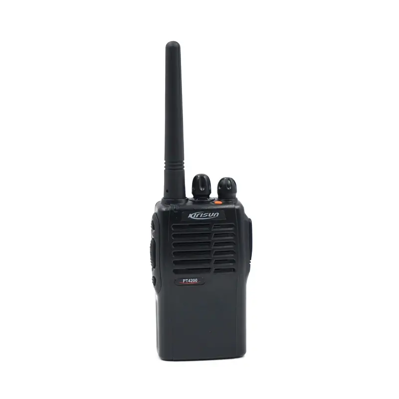 Kirisun PT4200 Radio bidireccional portátil de mano civil UHF 400-470MHz Intercomunicador de largo alcance Walkie Talkie