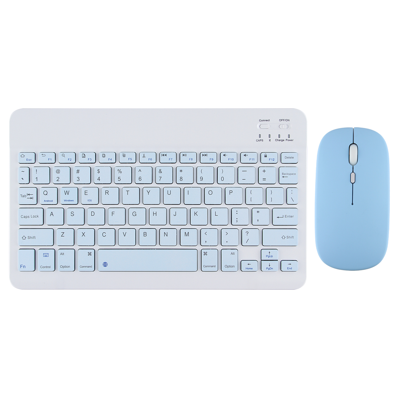 Tastiera Mouse senza fili Combo blu