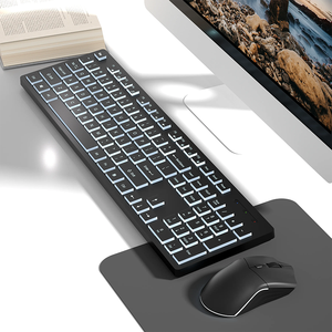 Mini Bt Keyboard Mouse Set Ultrafino Phablet Computadora portátil Mini teclado ergonómico