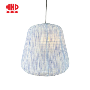 优雅的亚麻灯罩经典沃特福德风格吊灯 - Product Image 1