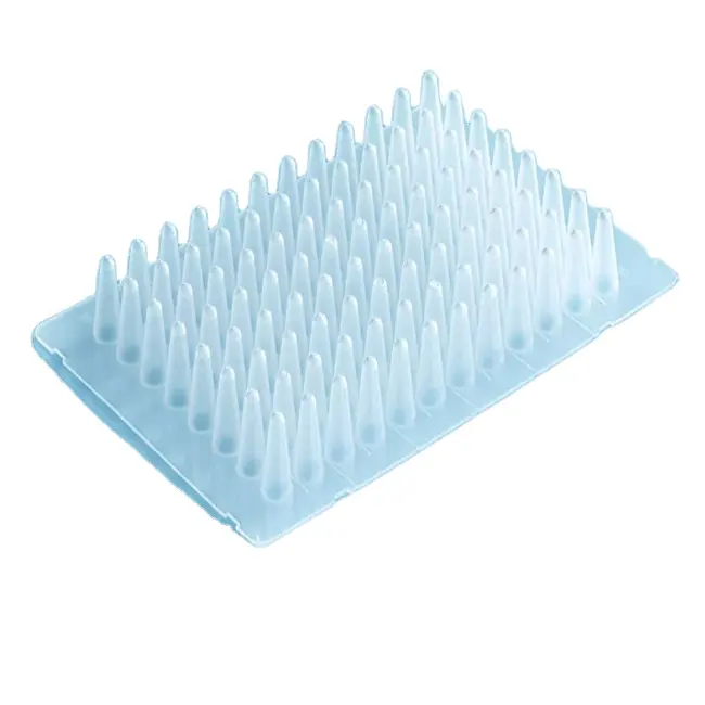 Kostenlose Proben 0,1 ml 0,2 ml 96-Well-Platte Hochwertige PCR-Well-Platte für Echtzeit-PCR-Geräte