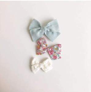 Baby Girl Custom Handcraft Baby <strong>Bows</strong> Toddler <strong>Bow</strong> Set Neutral Hair <strong>Bows</strong> - Product Image 1