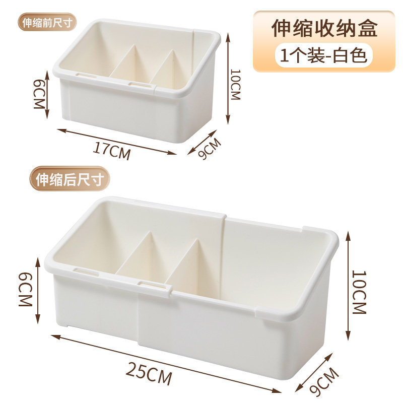 Mirror cabinet storage box (1 piece)