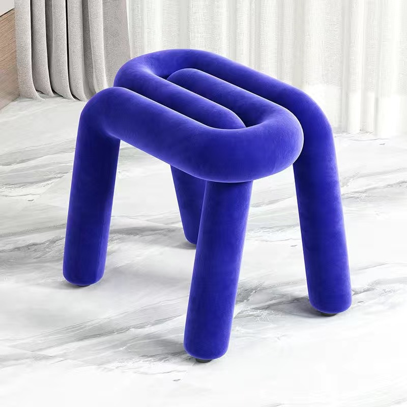 Tabouret bleu