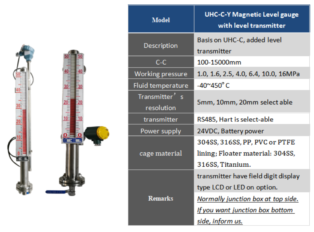 Indicateur de niveau de réservoir de carburant diesel huile eau à flotteur magnétique