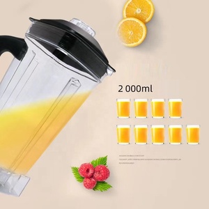 New Design 2L Blender Jar <strong>Mixer</strong> Spare Parts With 8 Blades BPA <strong>FREE</strong> Container Jug Unbreakable Jar Pitcher Cup - Product Image 5