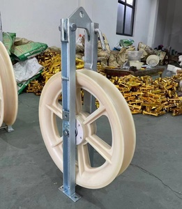 Conductor <strong>Stringing</strong> <strong>Blocks</strong> with Nylon Steel Wheel Rollers for Smooth Cable <strong>Stringing</strong> - Product Image 5
