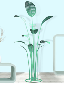 เครื่องประดับตกแต่งงานแต่งงานในพื้นที่ต้อนรับ,อุปกรณ์ประกอบฉากการยกเวทีรูปตัวทีแนวถนนใบตองเหล็กดัด - Product Image 4