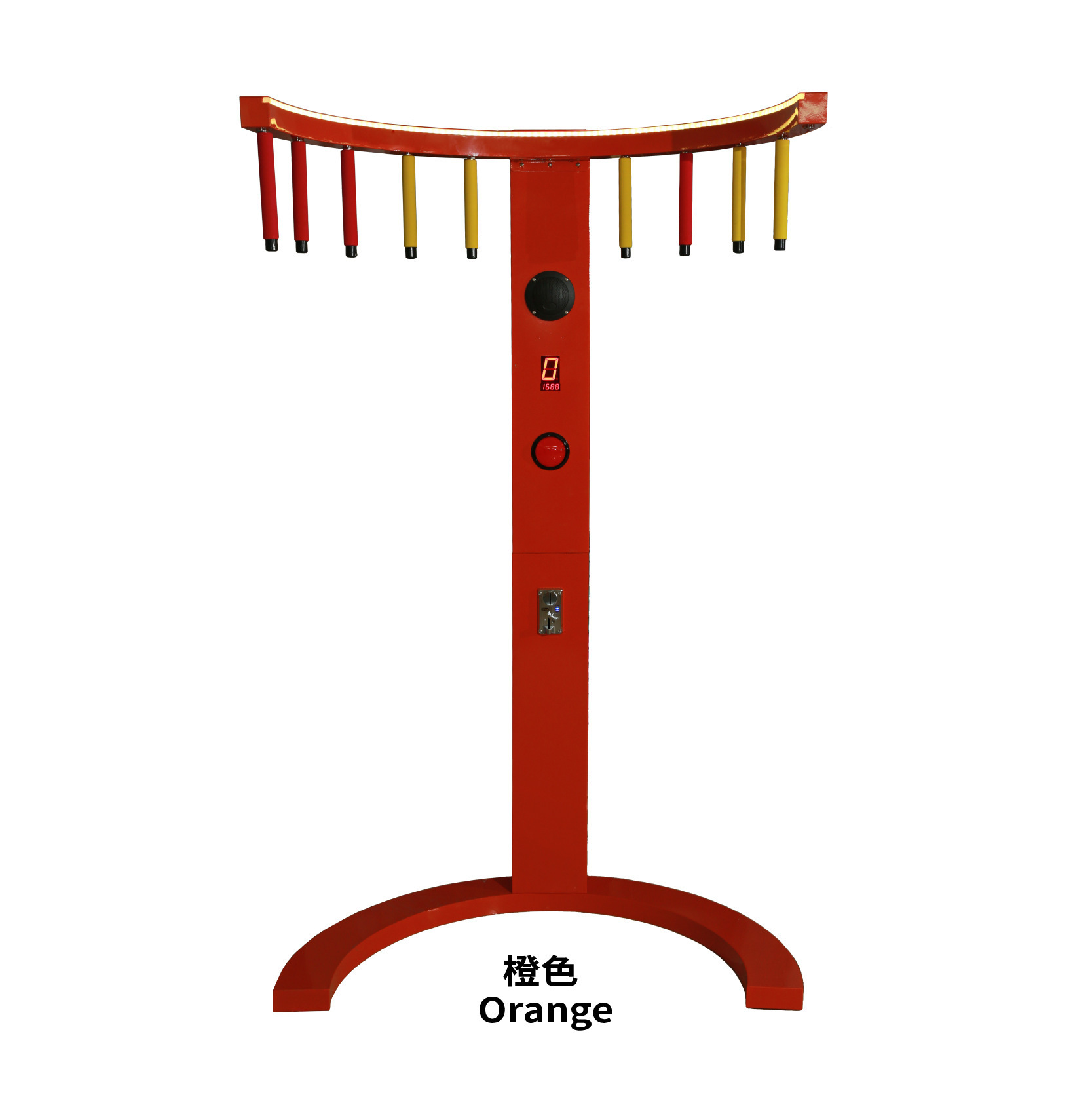 Orange-with coin slot