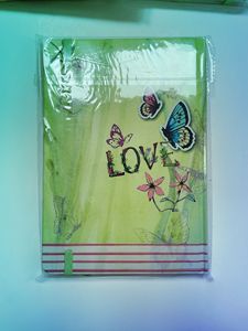 Hochwertiger, hochwertiger, farbenfroher A5-Papierdruck mit Glitzer-Hardcover-Notizbuch mit elastischer Schnur zum Verschluss - Product Image 5