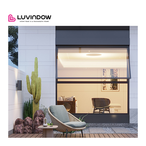 Luvindow אמריקאי בסגנון הוריקן השפעה אפקט פורץ זכוכית חלון היתוש רשת החוצה חלונות נדנדה - Product Image 5