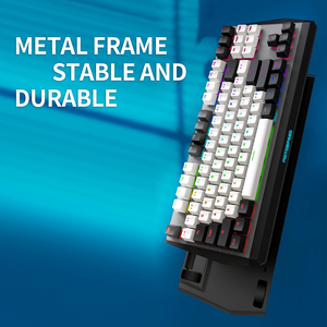 Teclado mecánico para juegos de ordenador, teclado inalámbrico personalizado con 87 teclas, retroiluminado RGB, para Windows, Mac, Popular, CK73 - Product Image 3