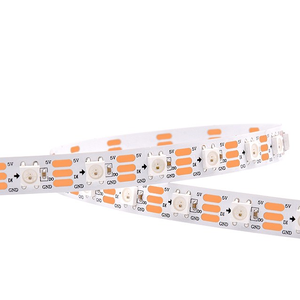 Ws2812b адресуемый 60 светодиодов на метр Светодиодная лента цифровой Dc5v смарт-Rgb пиксель Ic встроенный 5050 Rgb Sk6812 Светодиодная лента