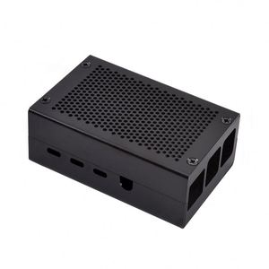 Hot <strong>Raspberry</strong> <strong>Pi</strong> 4 Aluminum <strong>Case</strong> Black Shell Silver Box Metal Enclosure for RPI 4 Model B - Product Image 1