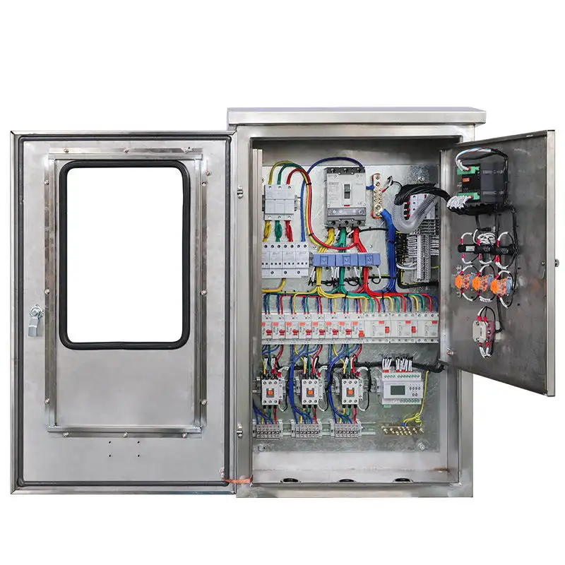 Saipwell High Quality Customized Complete Control Cabinet Electric Box VFD Control Cabinet Electrical Cabinet