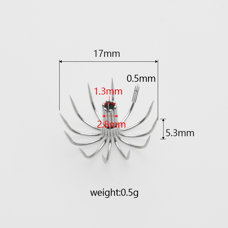 17 mm de diámetro plateado