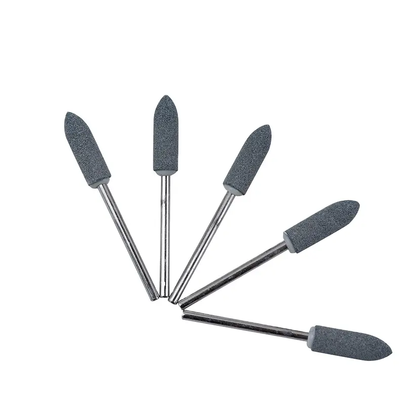 Tête de meulage de polissage pour pierre montée abrasive dentaire HP White Stone Polishing Burs