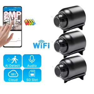 Smart Digital Wifi alarma Cámara 1080P inalámbrico P2P red videocámara MP4 reproductor IP Cámara micro Cámara - Product Image 1