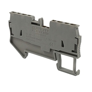 UTL UL,CE,TUV 1,5mm QUATTRO Conexión de jaula de resorte de alimentación Conector de bloque de terminales de carril Din - Product Image 2