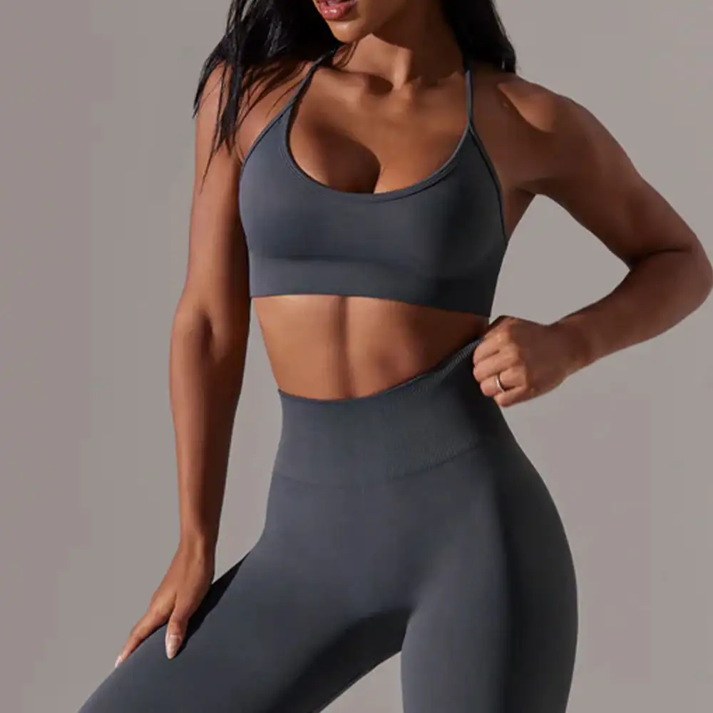 Yida conjunto de calças esportivas para mulheres, conjunto de leggings esportivas para ioga e academia, calças esportivas para treino, novidade