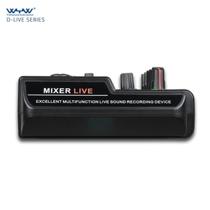 Interfaz de consola mezcladora de audio usb, 4 canales