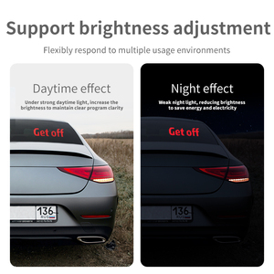 Scheda di insegna auto programmabile LED pieghevole striscia di messaggio a scorrimento a LED Bluetooth APP modifica Display a LED flessibile per negozio di auto - Product Image 2