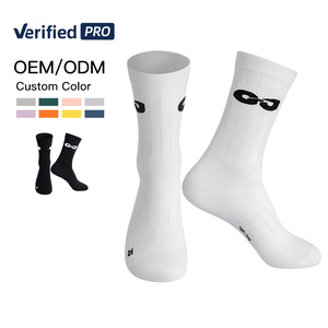 GJ XWZ14 nefes toptan çorap koşu özel Logo bisiklet çorap süblimasyon baskı örme bahar standart veya özel - Product Image 5