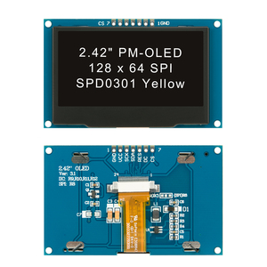 2.4/2,42 zoll OLED display modul mit 128x64 auflösung, SPI/IIC interface, weiß/Gelb, DC 3-5V - Product Image 4