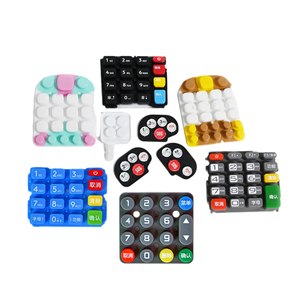 16-Tasten 4*4 & 4*5 Wasserdichte Matrix-LED Numerische Hintergrund beleuchtung Benutzer definierte Gummi tastaturen Sicherheits türschloss system Silikon-Tastatur design - Product Image 4