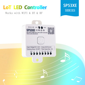 2.4GHz WIFI abilitazione B-luetooth connessione Cloud di rete locale RGBCCT RGBW PWM SPI 5 in1 Controller Led - Product Image 5