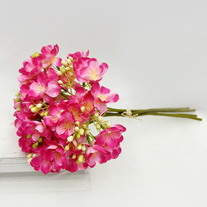 38cm Nhân Tạo Hoa Nhài bó hoa 48 hoa lụa chất liệu nhựa Ngày Valentine trang trí nội thất hoa sắp xếp - Product Image 6