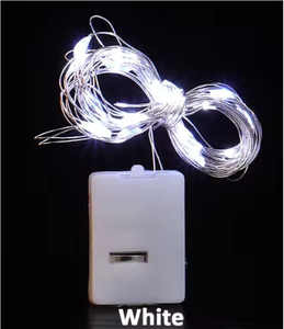Fata a batteria LED luci colore colore filo filo di rame luci con telecomando per la festa albero di natale decorazione camera da letto - Product Image 5