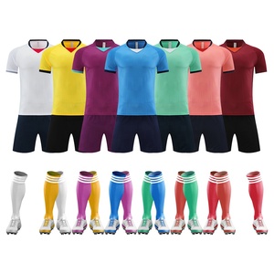 Лидер продаж, сублимационная Футбольная форма, простая пустая, изготовленная на заказ, яркая футбольная майка с коротким рукавом, тайское качество