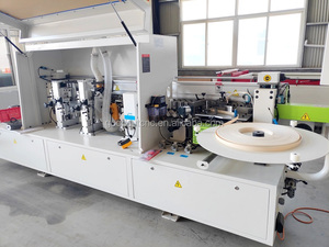 Yarı otomatik ahşap kenar bantlama makinesi yapıştırma ile, uç kesme, güzel süsleme, hurda ve parlatma - Product Image 2