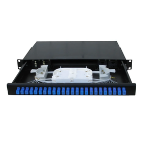 滑动式48芯ODF光纤面板1U 2U SC PC APC 12 24 36 48 96端口壁挂式光纤面板 - Product Image 4