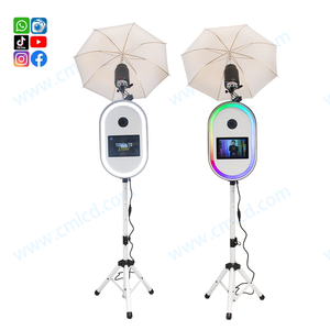 10.1 ''Touchscreen Oval Photo Booth mit Stativ Dslr Photo Booth Maschinen licht Einfache Montage Andere Party zubehör Dslr Booth - Product Image 2