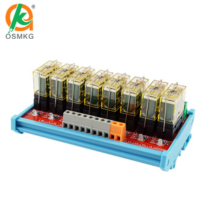 Oshangming 8チャンネル入力8リレー出力ボード12V/24Vリレーモジュール12A電磁リレーPLC出力アンプボード - Product Image 1