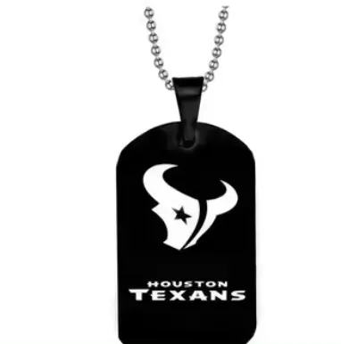 Houston Texans Pendant and Charms Stainless steel Necklace Customer Design America Football Accessories 32 team