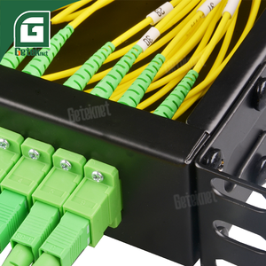 Geteknet SC APC ที่ติดตั้งแร็คสำหรับ FiberHome PLC Splitter MODULE 1x32 1*32ตัวแยกสัญญาณ ABS ไฟเบอร์ออปติกที่ไม่มีขั้วต่อ