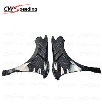 CWS-A STYLE BLUE SLIVER FORGED CARBON FIBER FRONT FENDER FOR 2018-2020 TOYOTA CAMRY BODY KIT