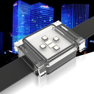 IP67 Wasserdichtes und staub dichtes XQD DMX512 0,72 W 12V RGB LED Pixel Punkt licht für den Außenbereich