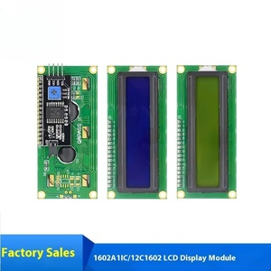 Blau und Gelb Grün 1602A IIC/I2C LCD-Anzeige modul 16x2 Größe mit Hintergrund beleuchtung 5V Netzteil