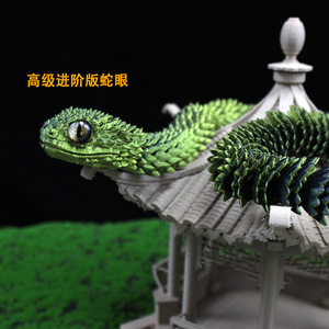 Yixuan 3D impresión completa articulación dinámica Viper simulación animal escritorio pantalla regalo puesto explosivo modelo de juguete para niños - Product Image 2
