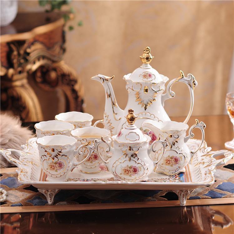 White-coffee set