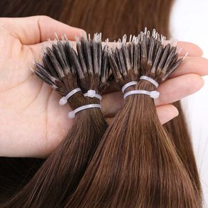 出荷するために読む20% 100pcs 12 "16" 20 "24" Mrshair Factory Wholesale virgin remy Brazilian nano tip hair extensions real <span class=keywords><strong>human</strong></span> hair
