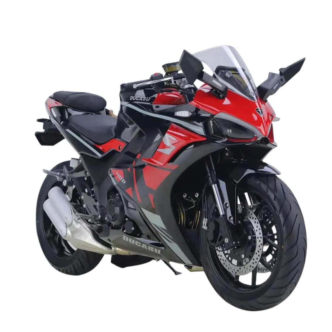Alüminyum arka çatal euro5 yarış motosiklet ile TFT hız ile yeni Model 400cc su soğutma motoru