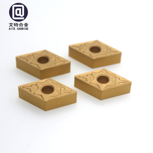 ZZAT工厂生产DNMG150608-TM数控控制硬质合金刀片，用于钢件铣削带PVD涂层的碳化钨 - Product Image 1