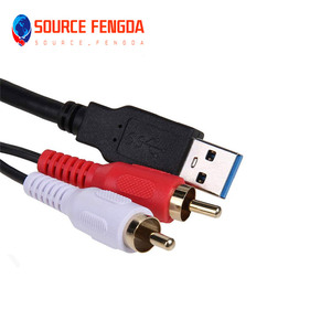 USB 3.0 ve 2 RCA erkek 3.5mm USB 3.0 kadın gömülü su geçirmez bilgisayar kabloları, gemi için uygun motosiklet enstrüman - Product Image 2