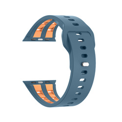 9#bleu brillant/orange