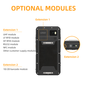 OEM T60 5.5 Inch FHD <strong>Android</strong> <strong>PDA</strong> Explosion-proof Industrial Rugged Fingerprint <strong>QR</strong> <strong>Code</strong> Barcode <strong>Scanner</strong> Waterproof Big WIFI Stock - Product Image 4